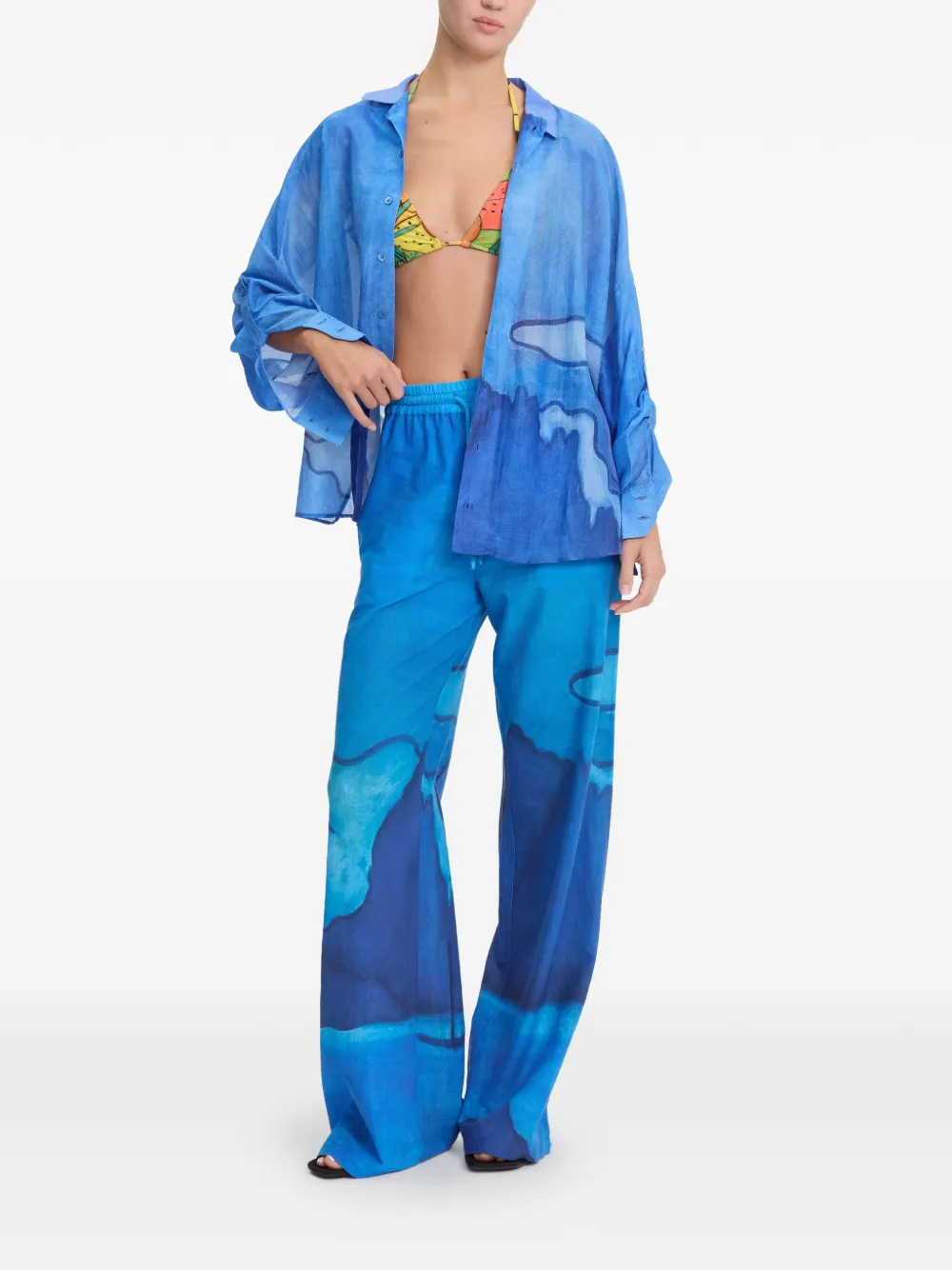 Donde Esteban Es Vedra broek Blauw