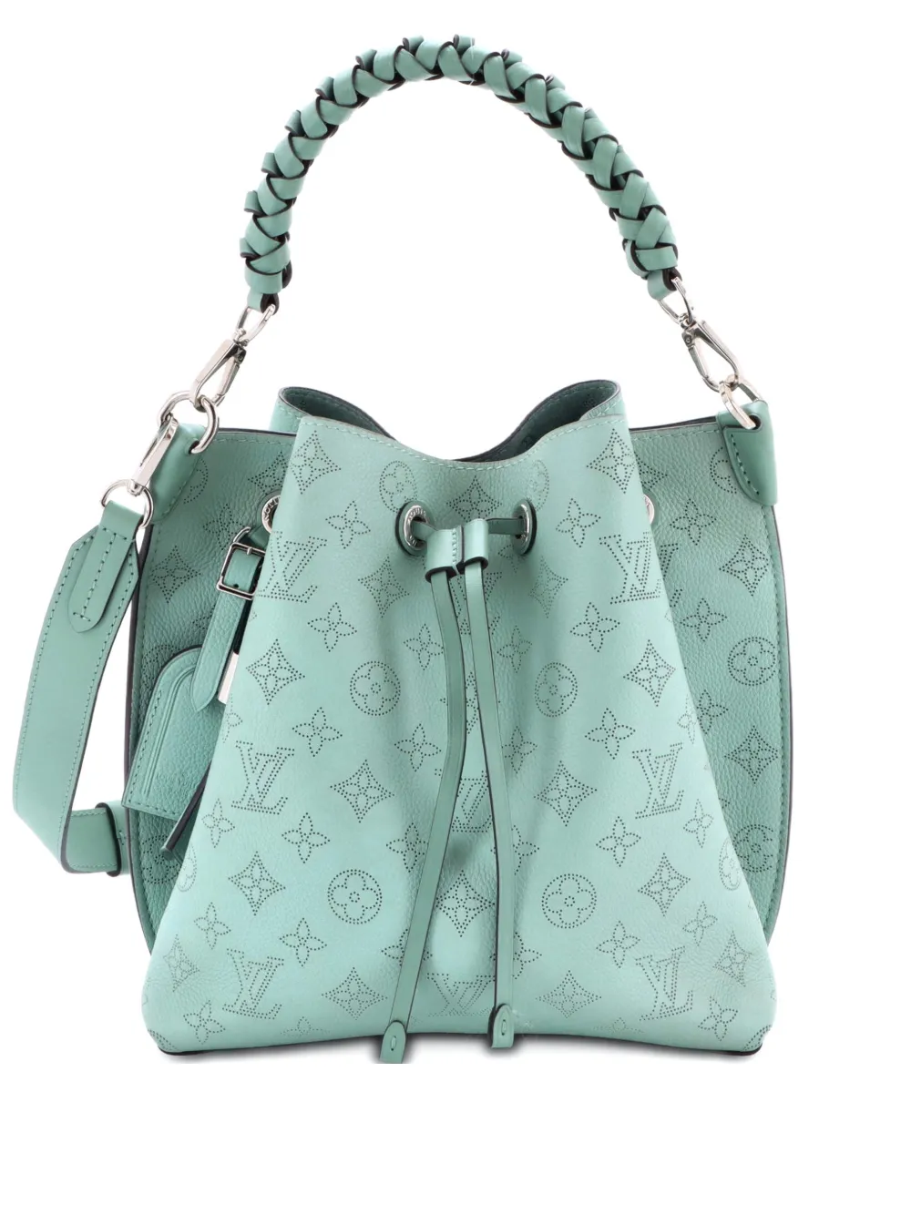 Louis Vuitton Pre-Owned Muria Mahina Leather bucket bag - Blu