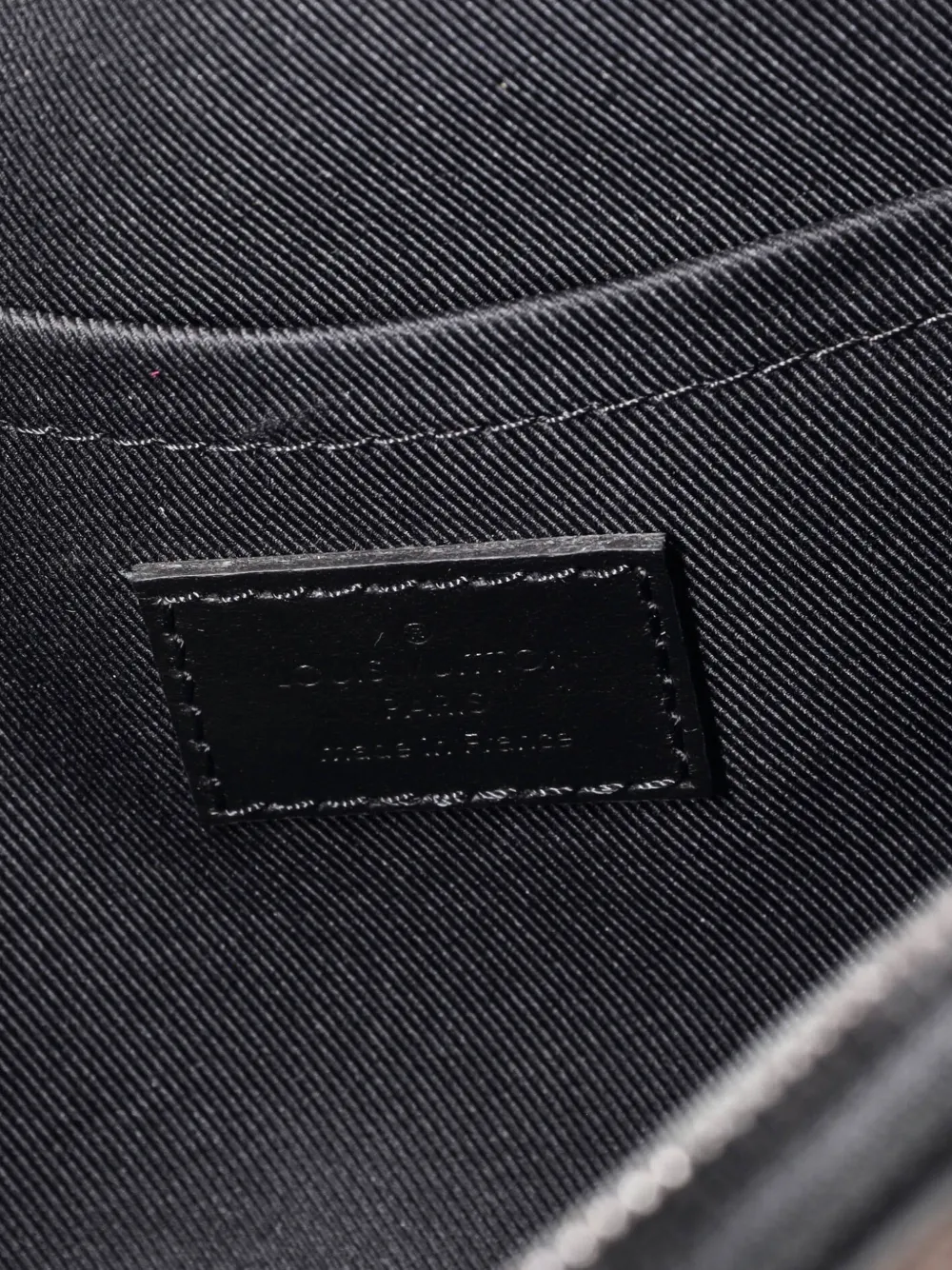 Pre-owned Louis Vuitton S Lock Messenger Bag Macassar Monogram Canvas Crossbody Bag In Black