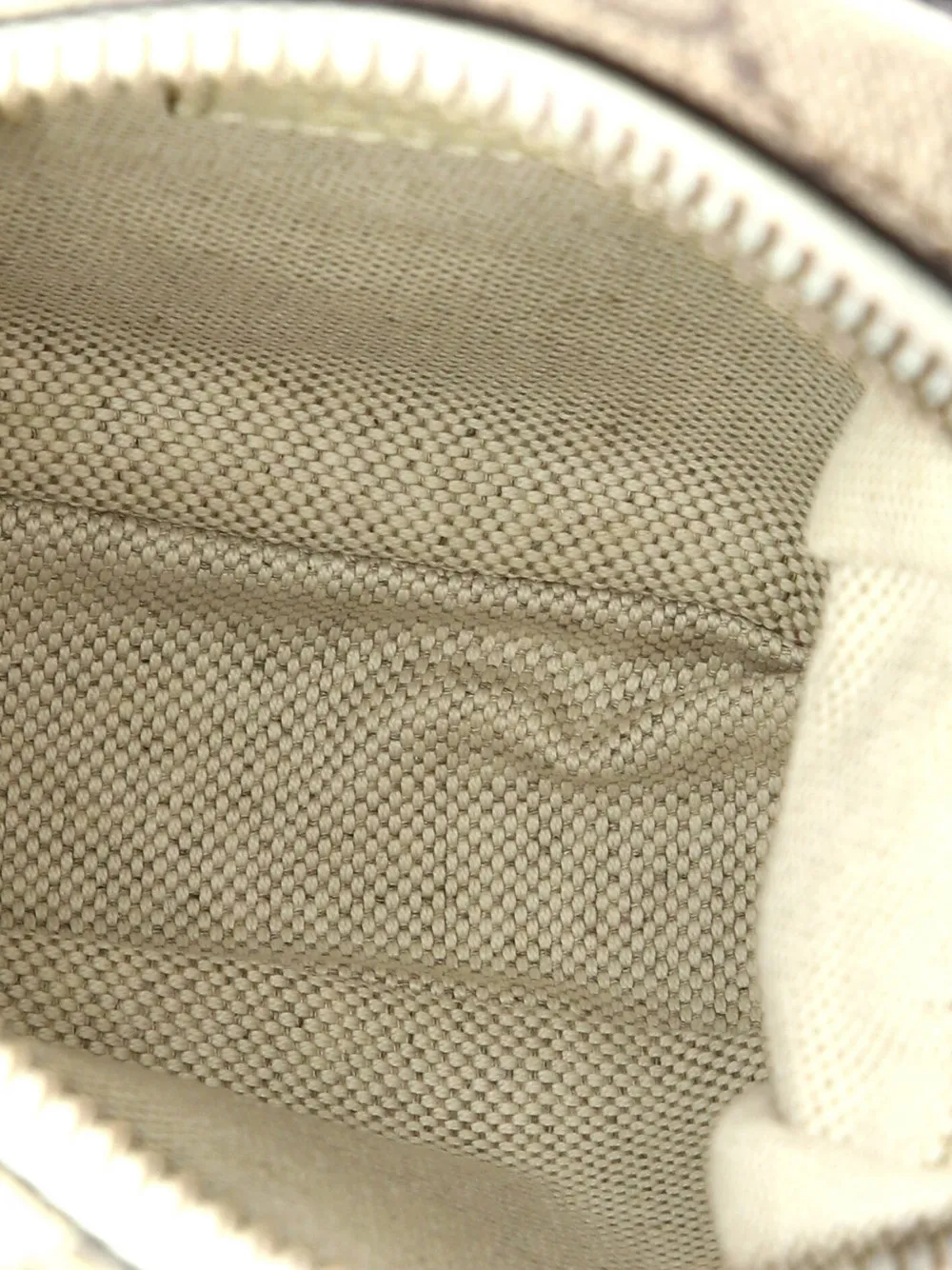 Pre-owned Gucci Ophidia Top Handle Gg Coated Canvas Mini Crossbody Bag In Brown