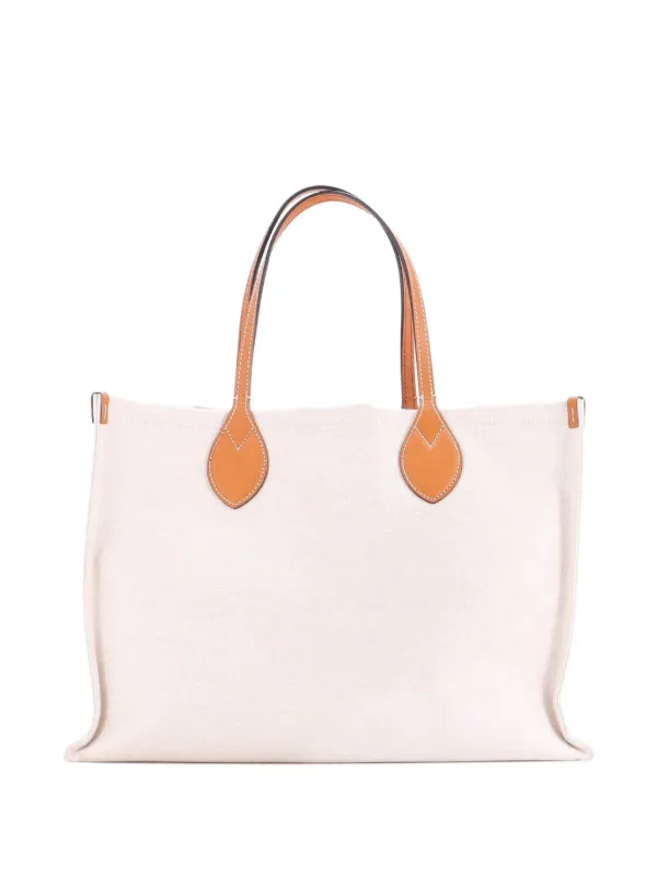 Gucci Pre-Owned ロゴ トートバッグ | ニュートラル | FARFETCH JP