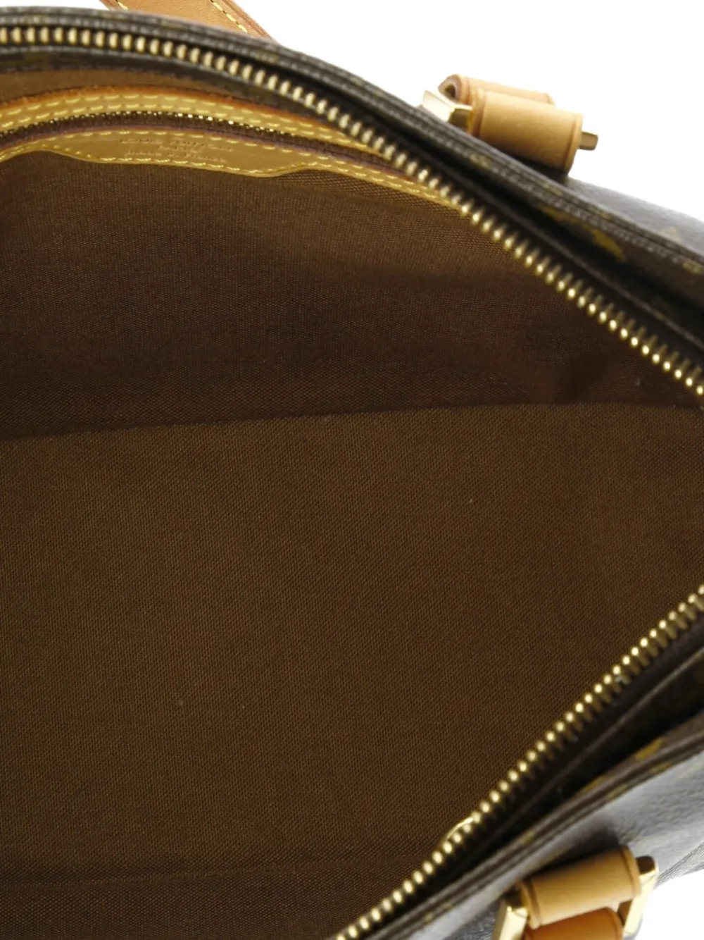 LOUIS VUITTON Pre-owned Cabas Piano Monogram Canvas Tote Bag In Brown