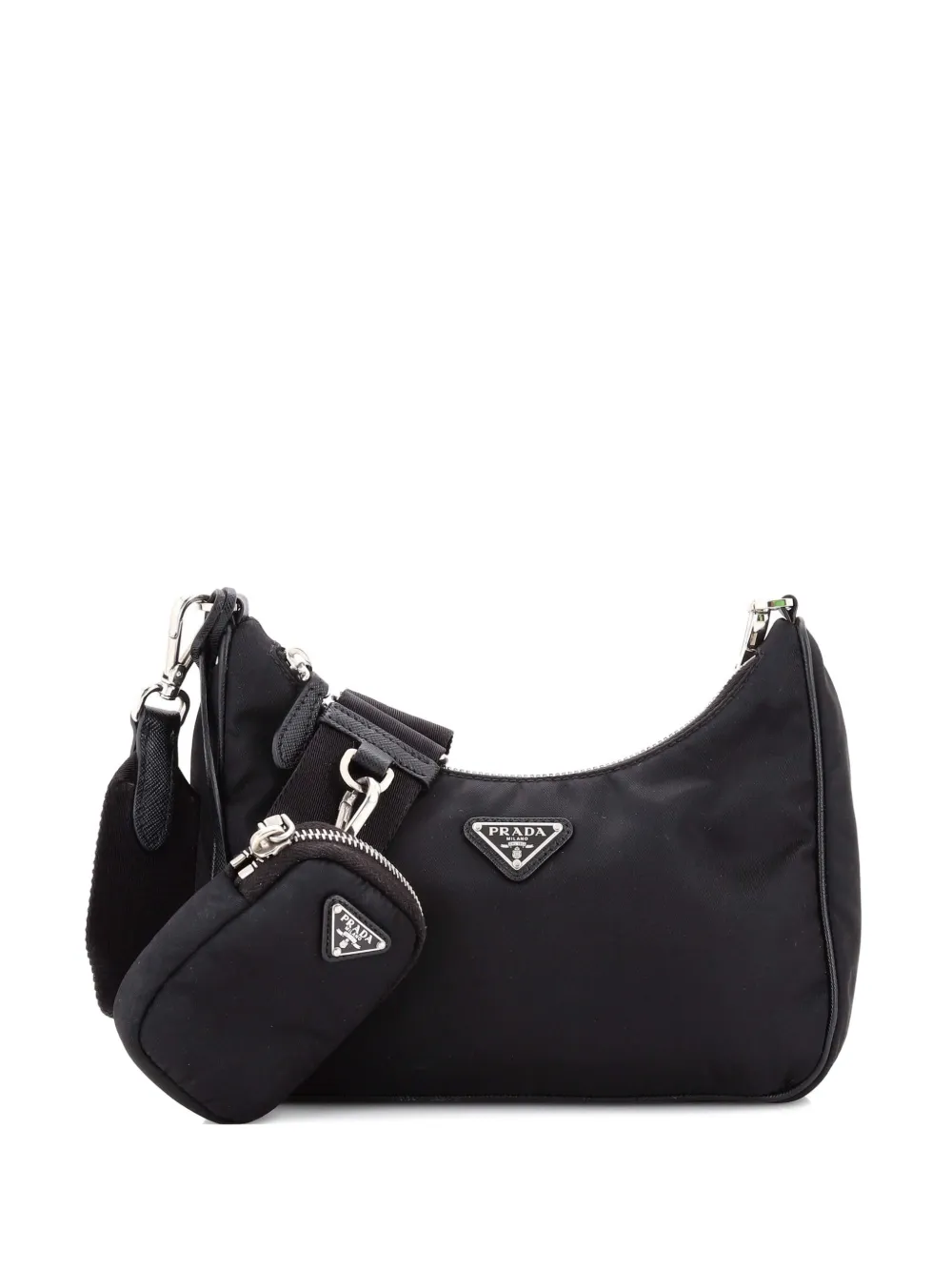 Prada Pre-Owned Re-Edition 2005 Shoulder Bag Tessuto Small crossbody bag | Black | Image 1