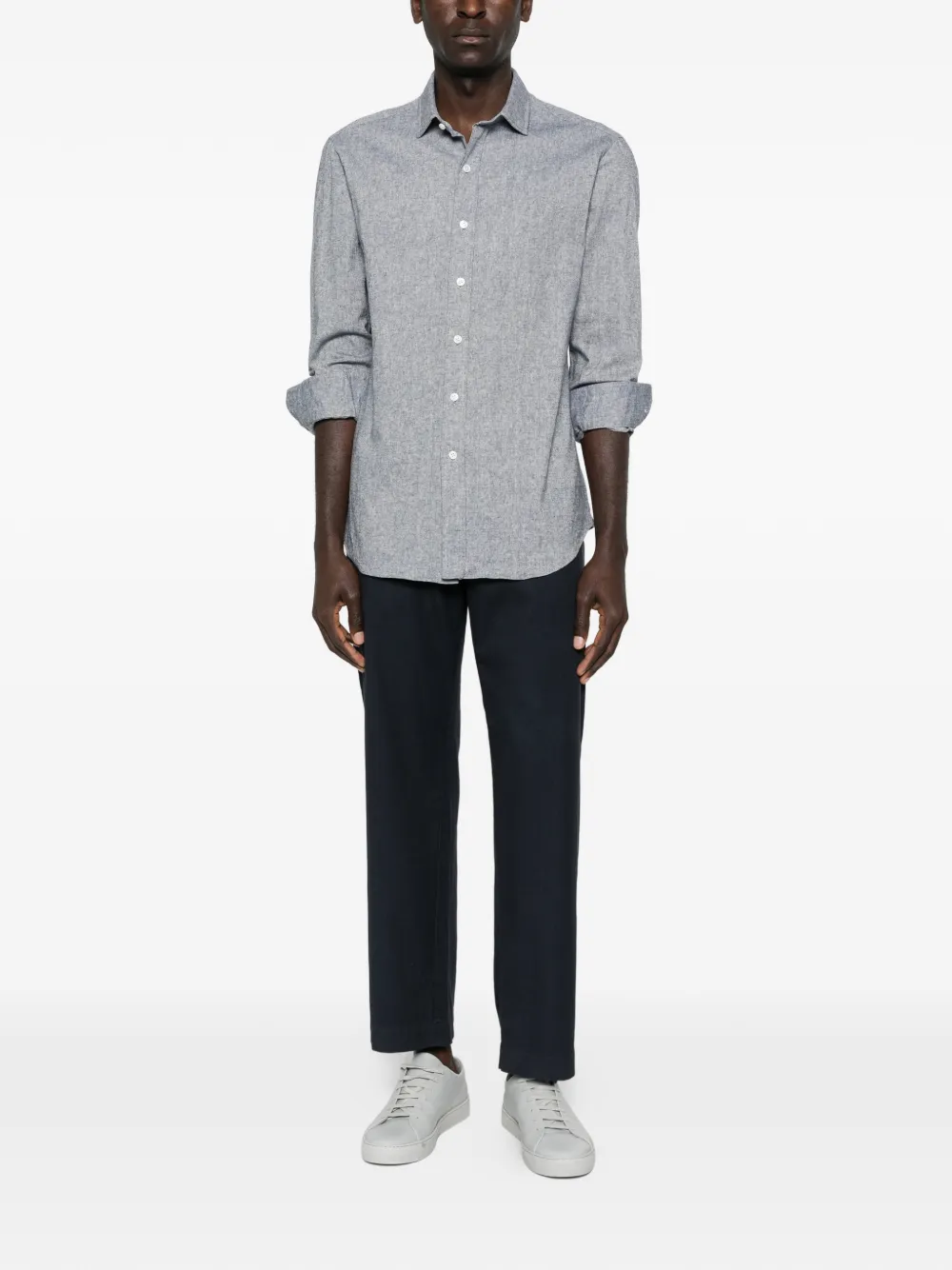 Salvatore Piccolo cotton shirt - Grijs