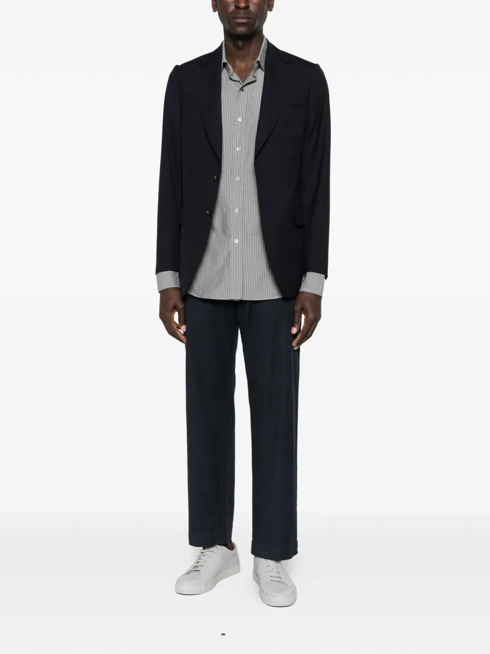 Salvatore Piccolo striped shirt - Grijs