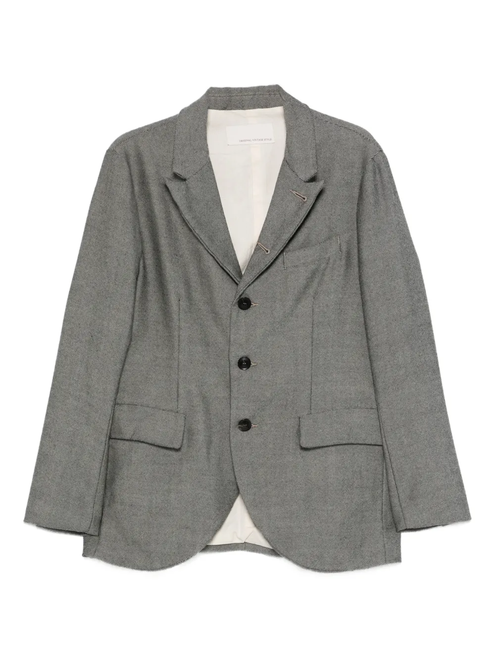 original vintage style Byron striped blazer - Grigio