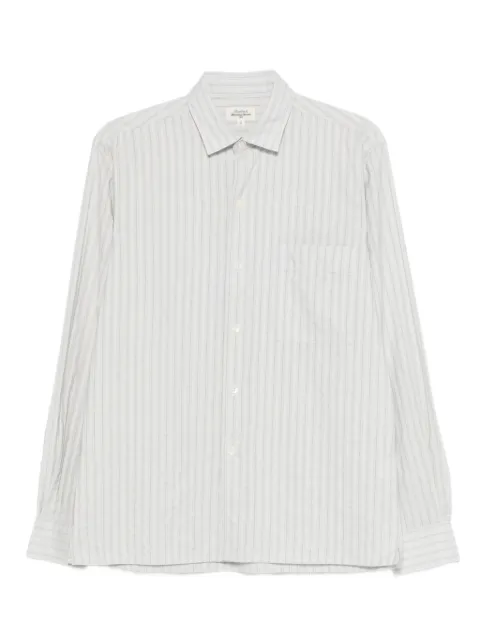 HARTFORD striped pocket shirt