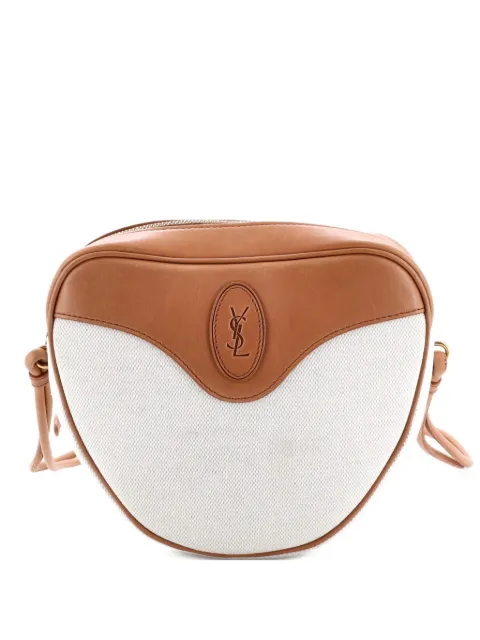 Saint Laurent Pre-Owned Le Monogramme Coeur Bag Canvas and Leather crossbody bag