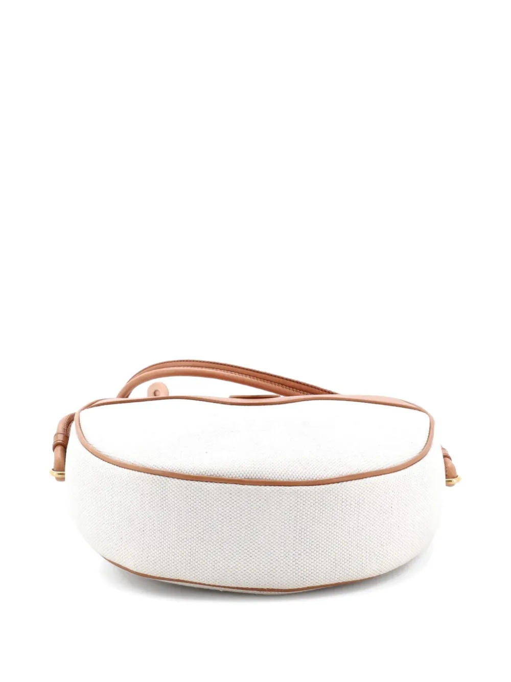 SAINT LAURENT Pre-owned Le Monogramme Coeur Bag Canvas And Leather Crossbody Bag In Brown