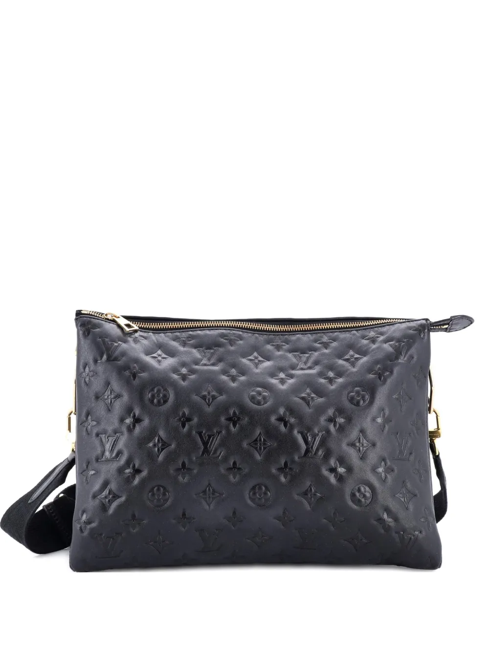 Louis Vuitton Pre-Owned Coussin Bag Monogram Embossed Lambskin MM crossbody bag - Nero
