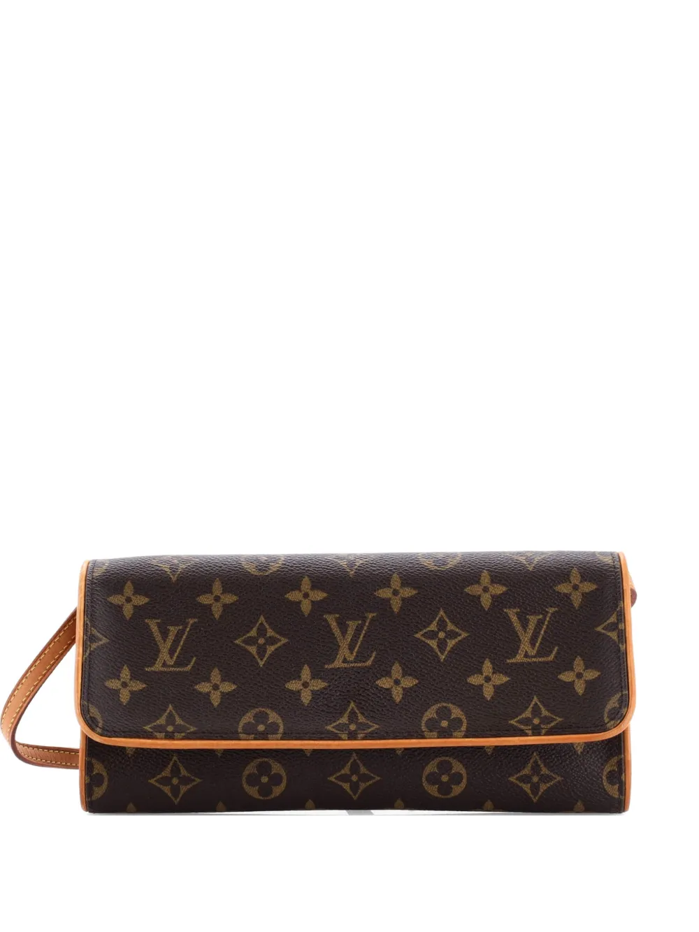 Louis Vuitton Pre-Owned Twin Handbag Monogram Canvas GM crossbody bag - Marrone
