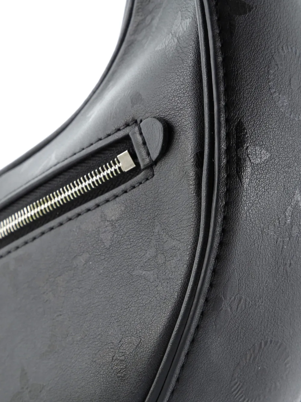 LOUIS VUITTON Pre-owned Loop Handbag Monogram Calfskin Hobo Bag In Black