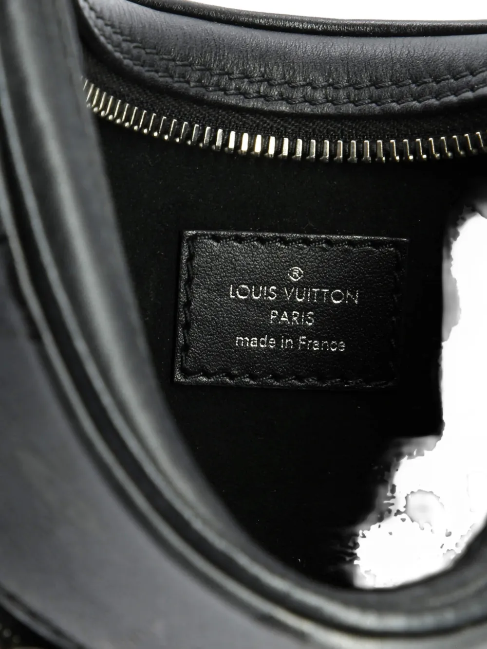 LOUIS VUITTON Pre-owned Loop Handbag Monogram Calfskin Hobo Bag In Black