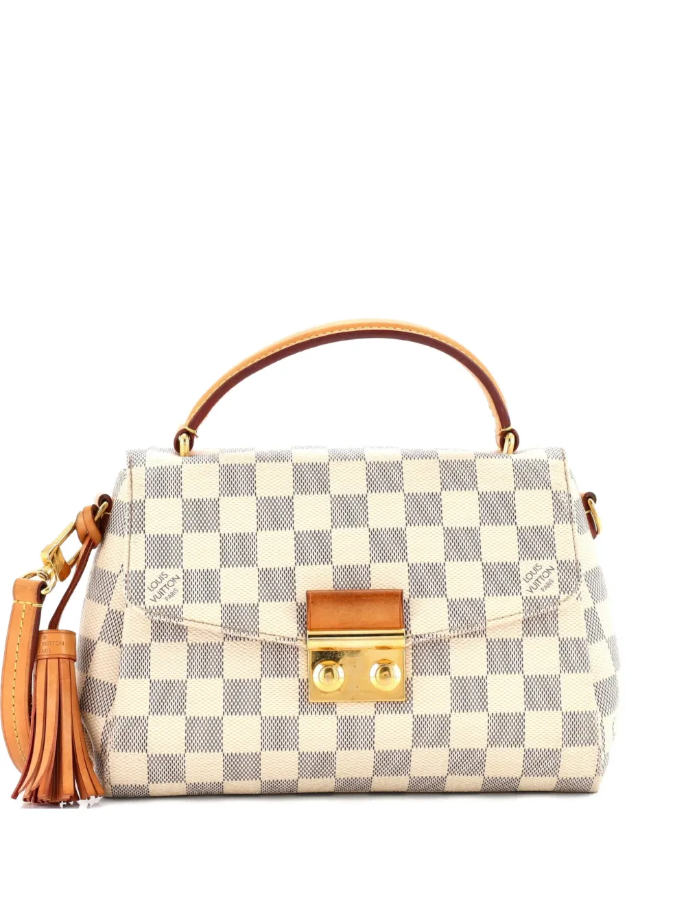 Louis Vuitton Pre-Owned Croisette Handbag Damier crossbody bag - Bianco