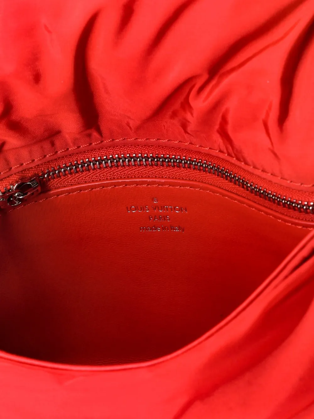 Pre-owned Louis Vuitton Ski Twist Handbag Padded Econyl Pm Shoulder Bag In Red