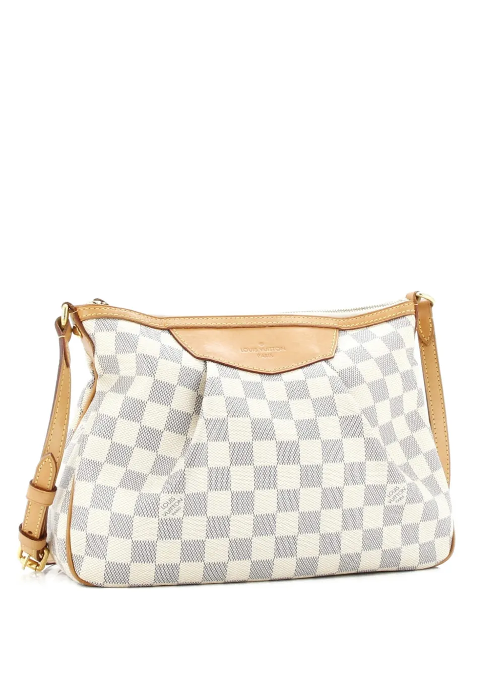 Louis Vuitton Pre-Owned Siracusa Handbag Damier PM crossbody bag - Bianco