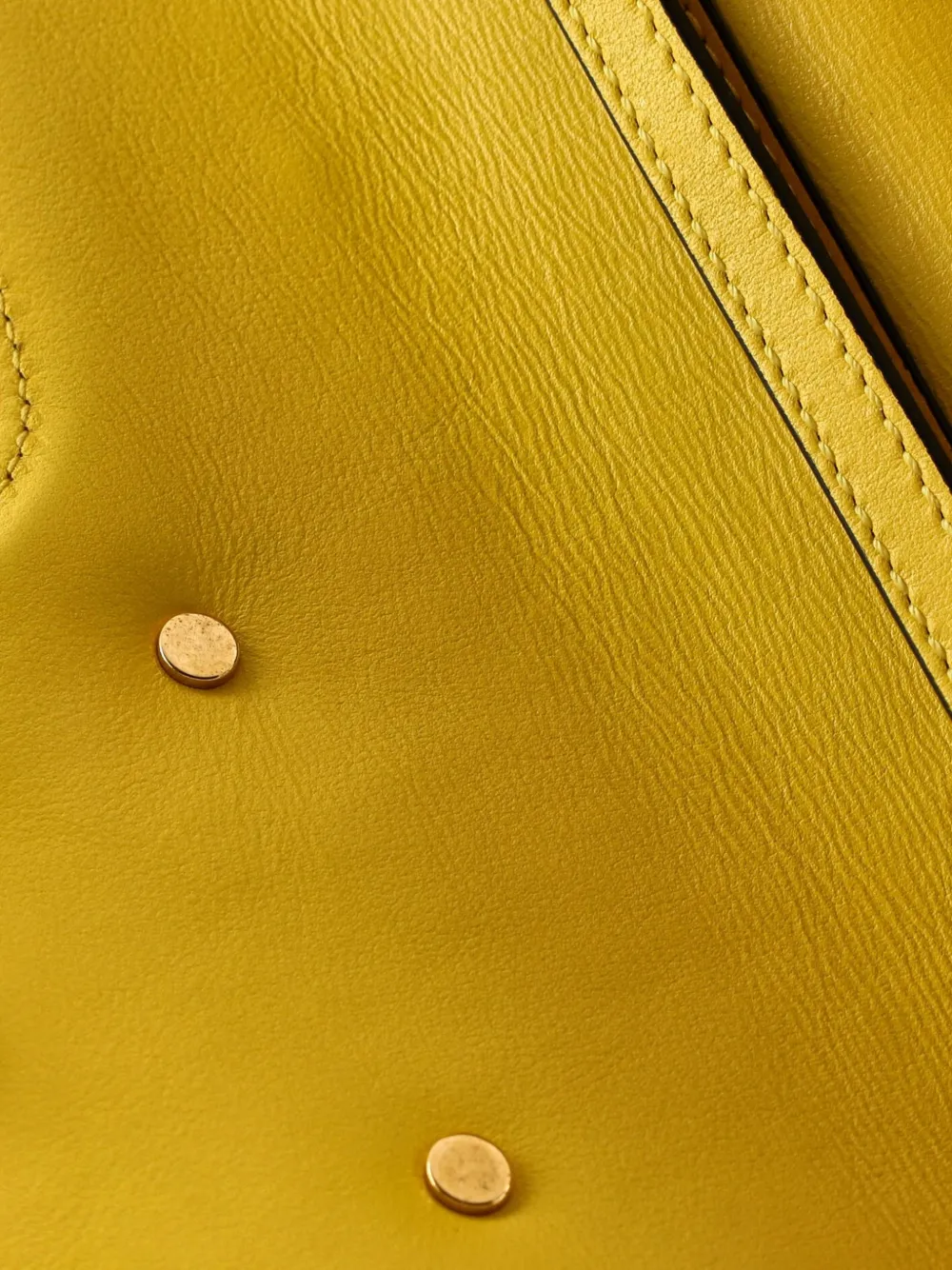 VALENTINO GARAVANI Pre-owned Vlogo Loco Flap Shoulder Bag Leather Medium Clutch Bag In Yellow