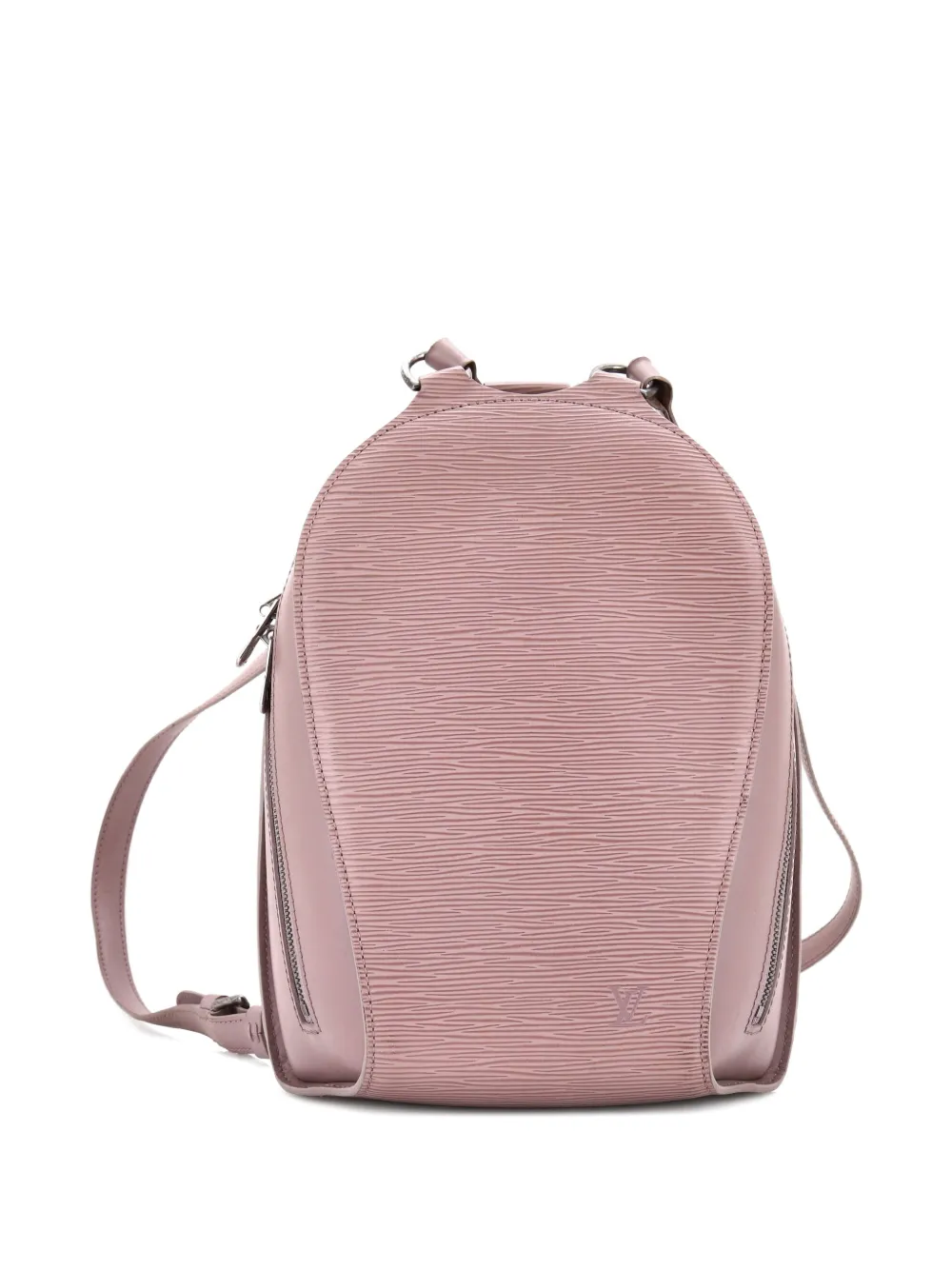 Pre-owned Louis Vuitton Mabillon Epi Leather Backpack In Purple