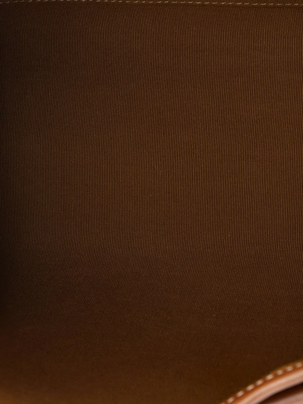 Pre-owned Celine Horizontal Cabas Triomphe Coated Canvas Mini Tote Bag In Brown