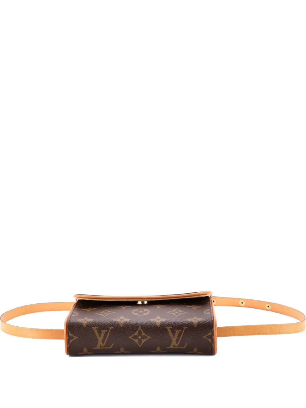 Pre-owned Louis Vuitton Florentine Waist Bag Monogram Canvas Belt Bag In Brown