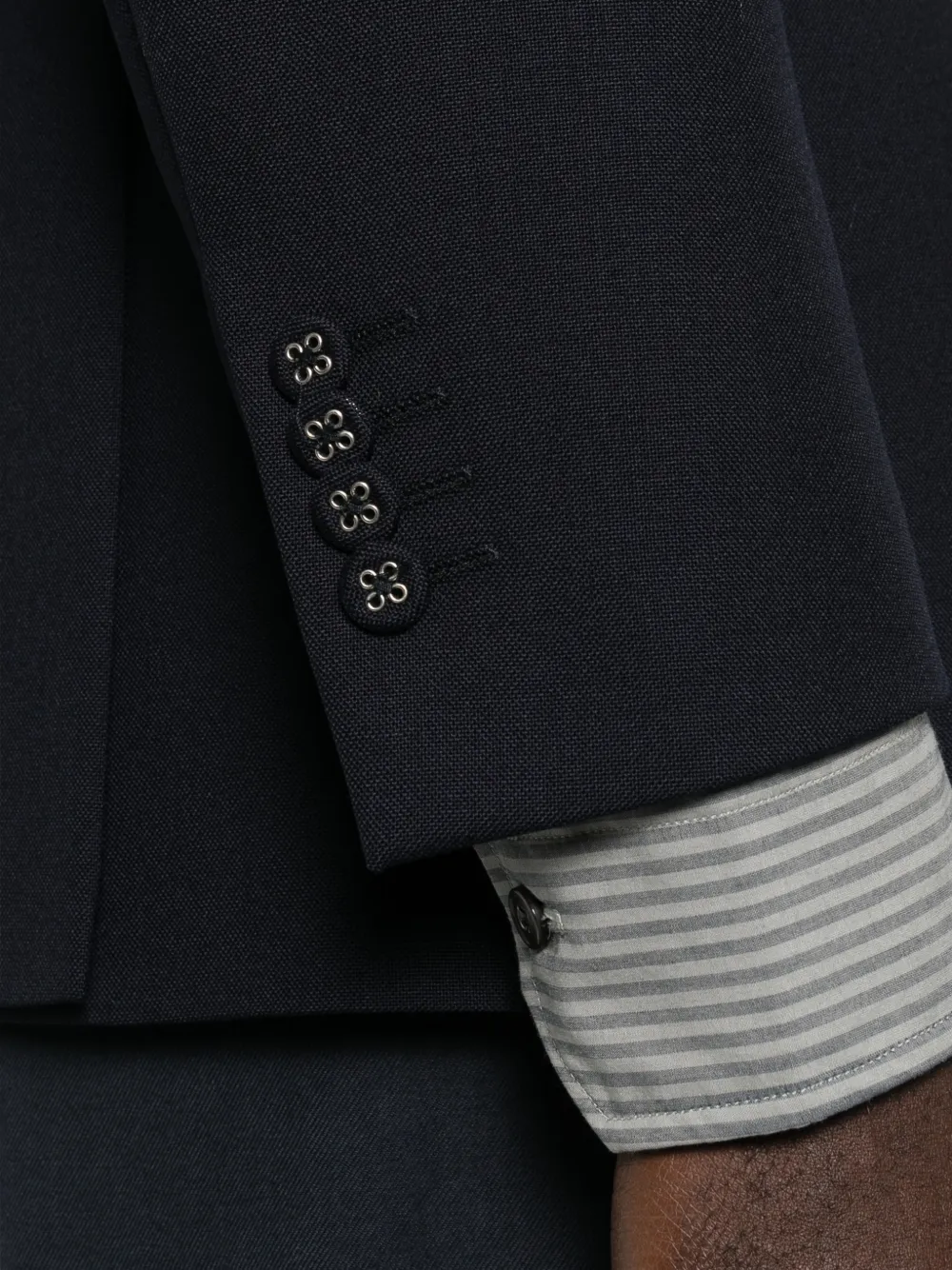 Officine Generale Giovanna blazer met enkele rij knopen Blauw