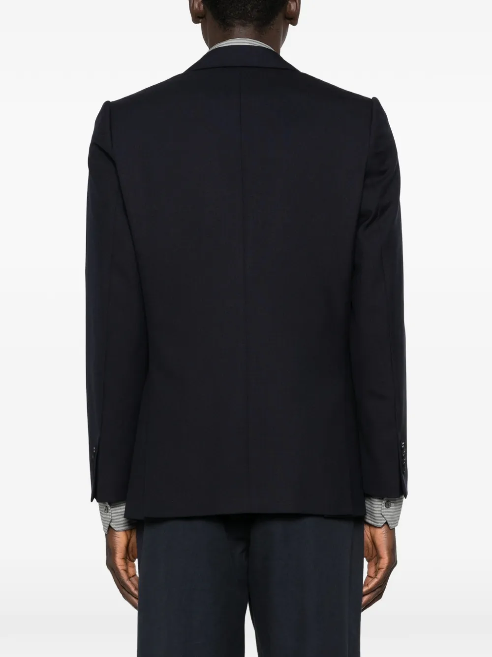 Officine Generale Giovanna blazer met enkele rij knopen Blauw