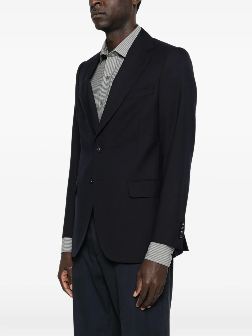  Officine Generale Blazer Giovanni Con Botones - Azul 