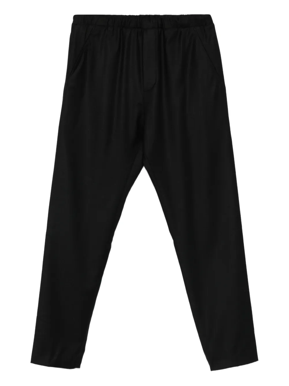 Nine In The Morning Elastic-waistband Trousers In Black