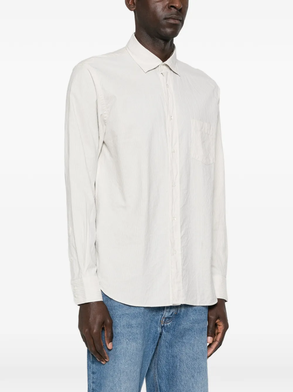  Hartford Striped Shirt - Neutrals 
