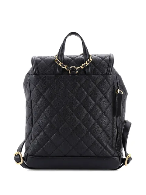 CHANEL Pre-Owned Filigree Quilted Caviar Large backpack