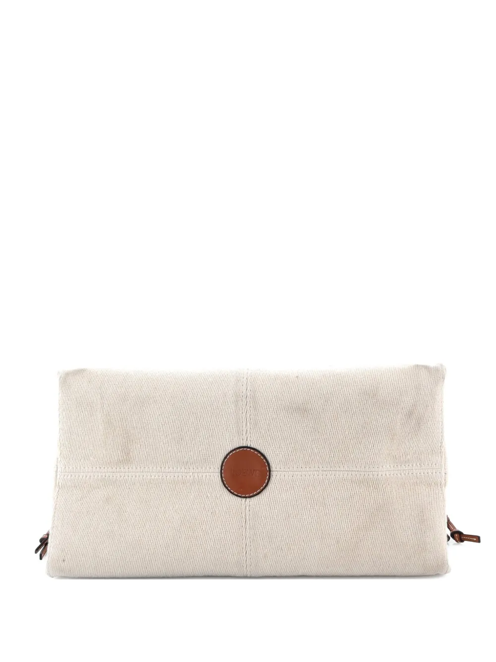 Pre-owned Loewe Cushion Canvas Large Tote Bag In Brown