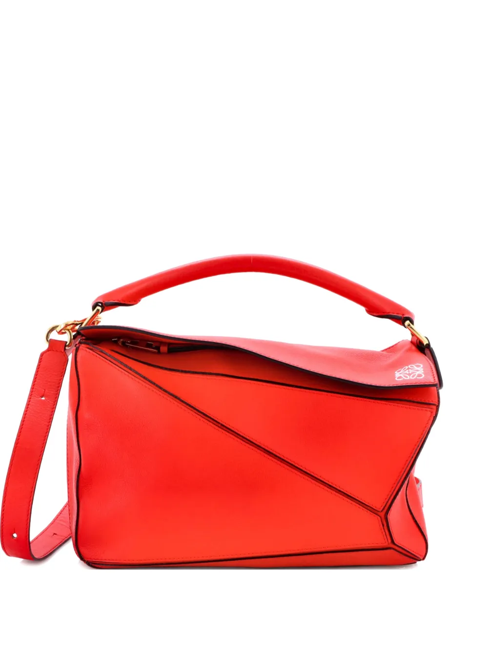 Loewe Pre-Owned Puzzle Bag Leather Medium shoulder bag | rojo | Image 1