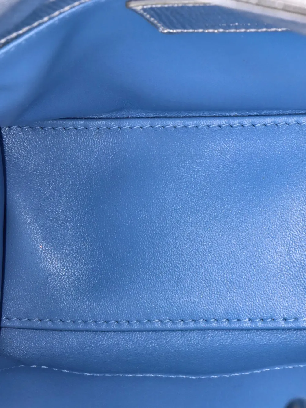 Pre-owned Dior My Lady  Bag Cannage Quilted Leather Satchel In Silver