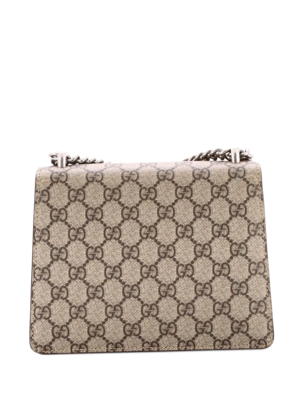 Pre-owned Gucci Dionysus Bag Gg Coated Canvas Mini Crossbody Bag In Brown