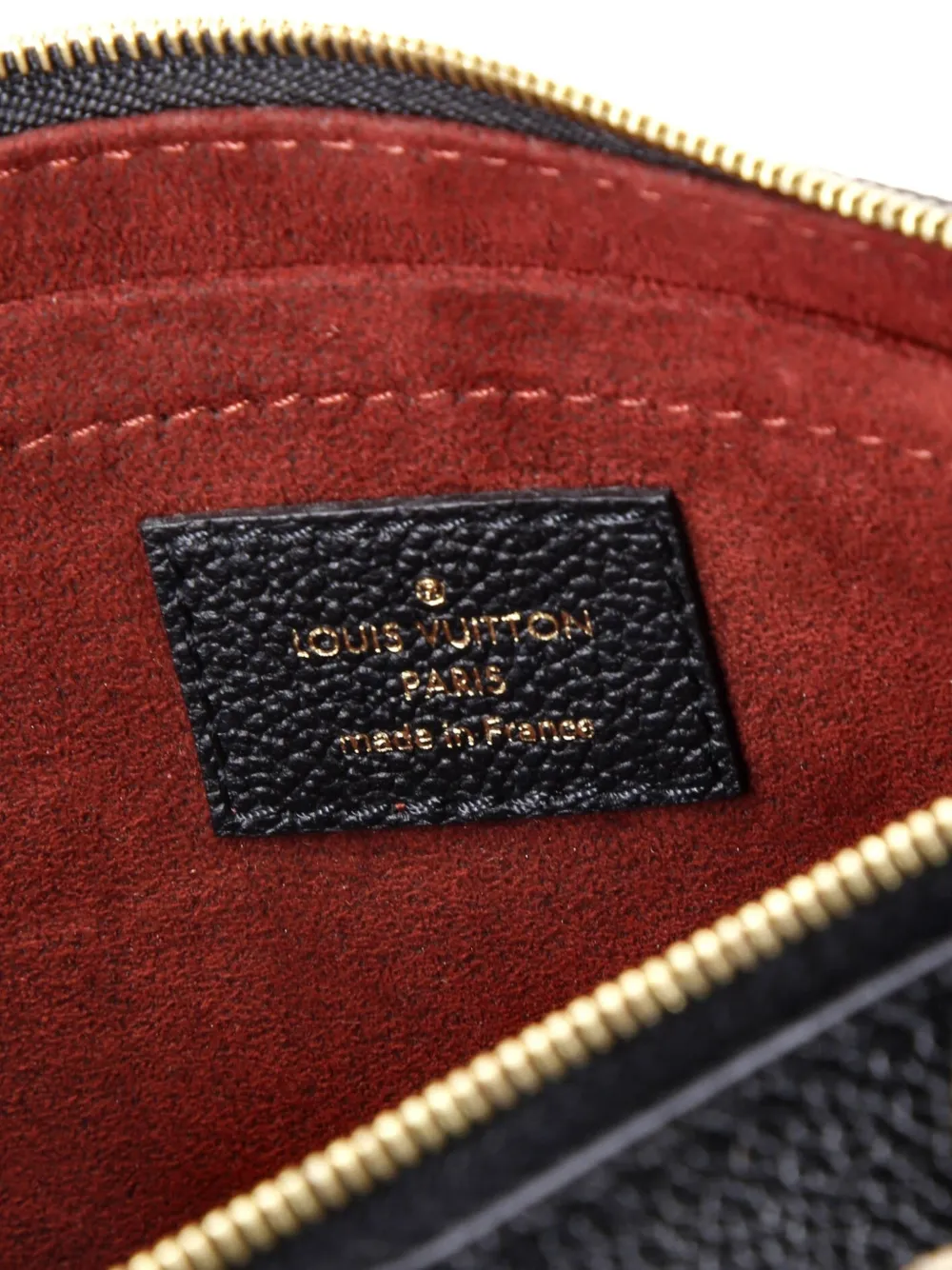 LOUIS VUITTON Pre-owned Multi Pochette Accessoires Bicolor Monogram Empreinte Giant Crossbody Bag In Black