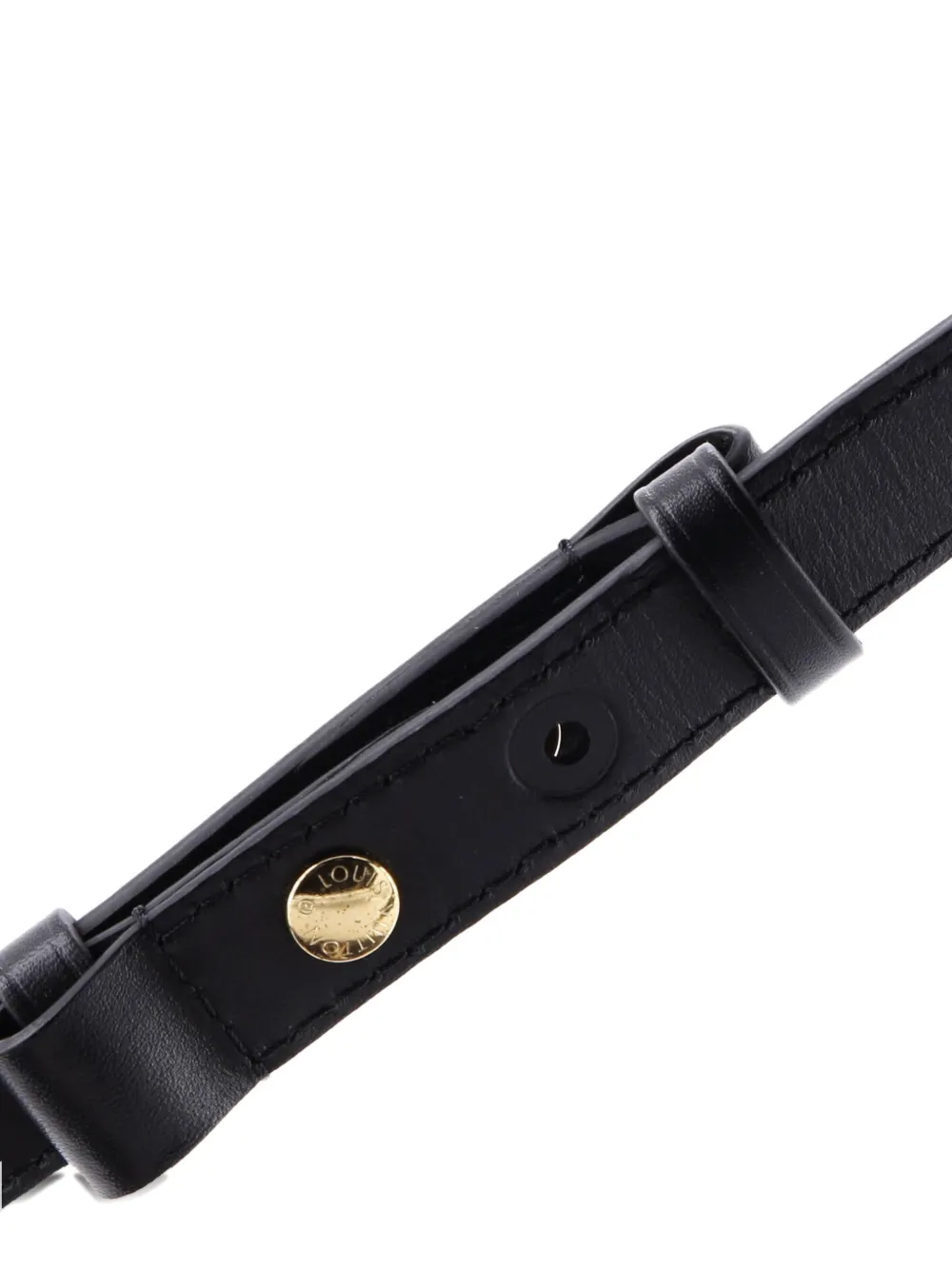 LOUIS VUITTON Pre-owned Multi Pochette Accessoires Bicolor Monogram Empreinte Giant Crossbody Bag In Black