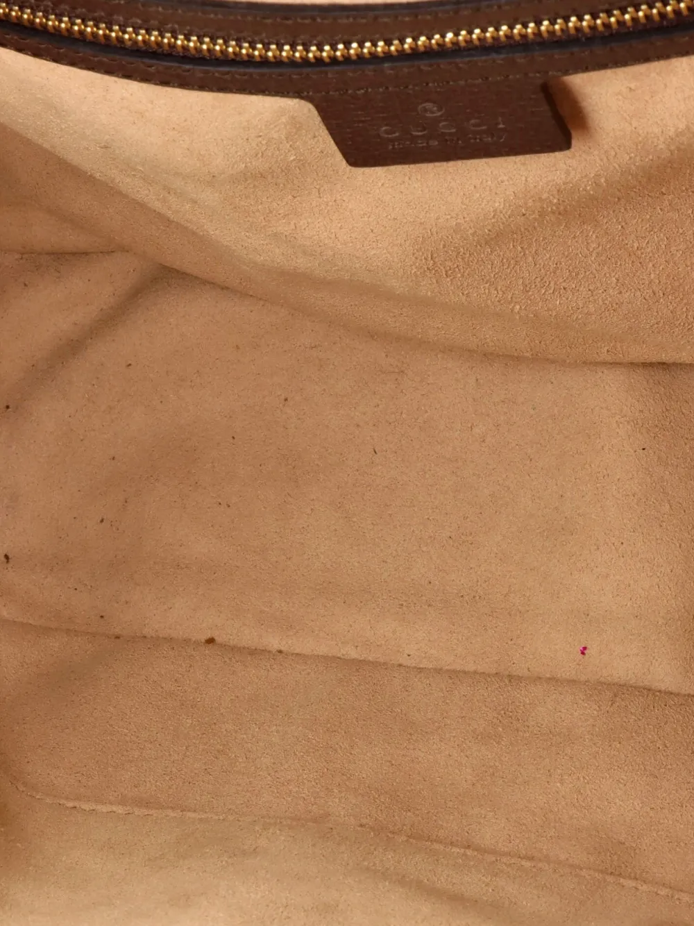 Pre-owned Gucci Ophidia Zip Around Camera Bag Gg Coated Canvas Small Shoulder Bag In Brown