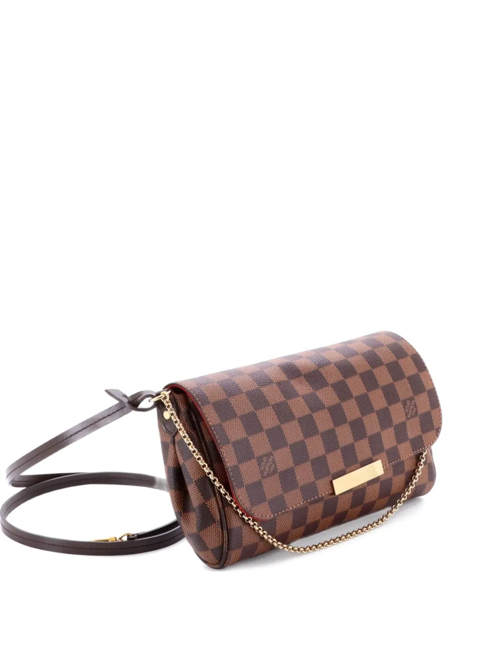 Louis Vuitton Pre-Owned Favorite Handbag Damier MM crossbody bag - Marrone