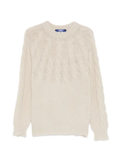 Junya Watanabe MAN pull en maille torsadée