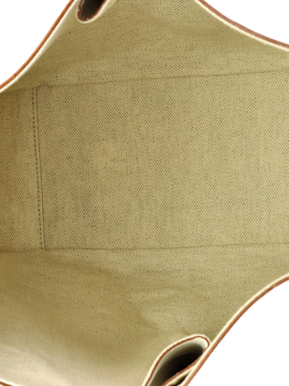 Pre-owned Loewe Hammock Bag Leather And Anagram Jacquard Small Shoulder Bag In Neutral