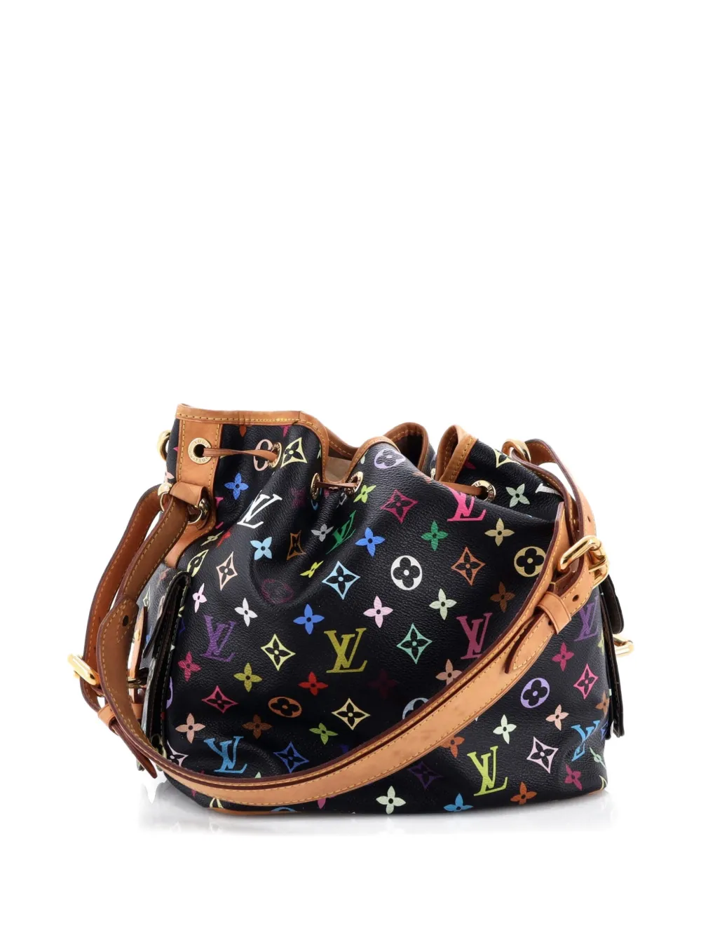 Petit Noe Handbag Monogram Multicolor Bucket Bag