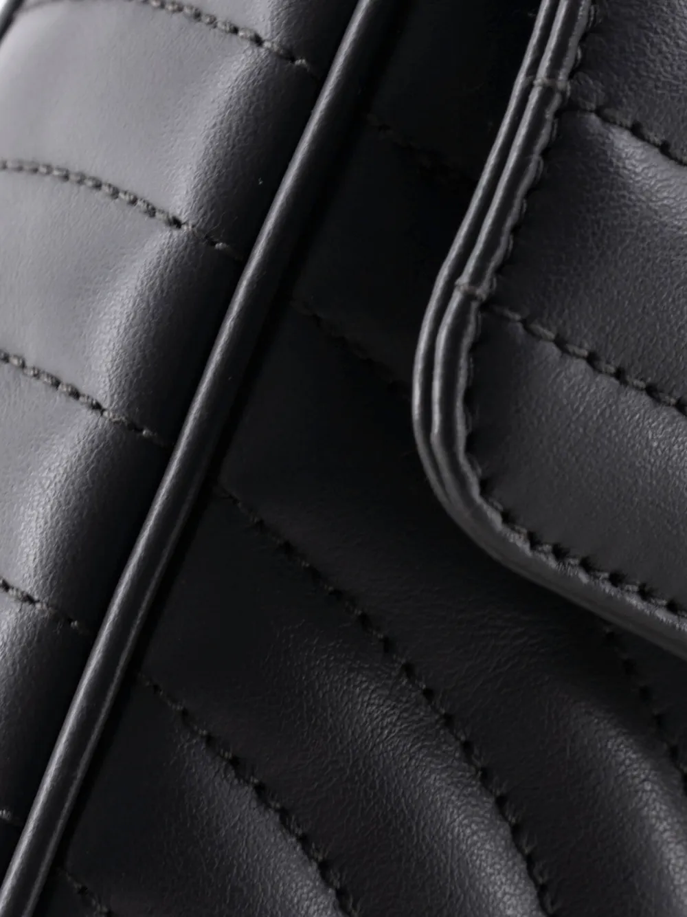 Pre-owned Prada Chain Flap Shoulder Bag Diagramme Quilted Leather Medium Crossbody Bag In Gray