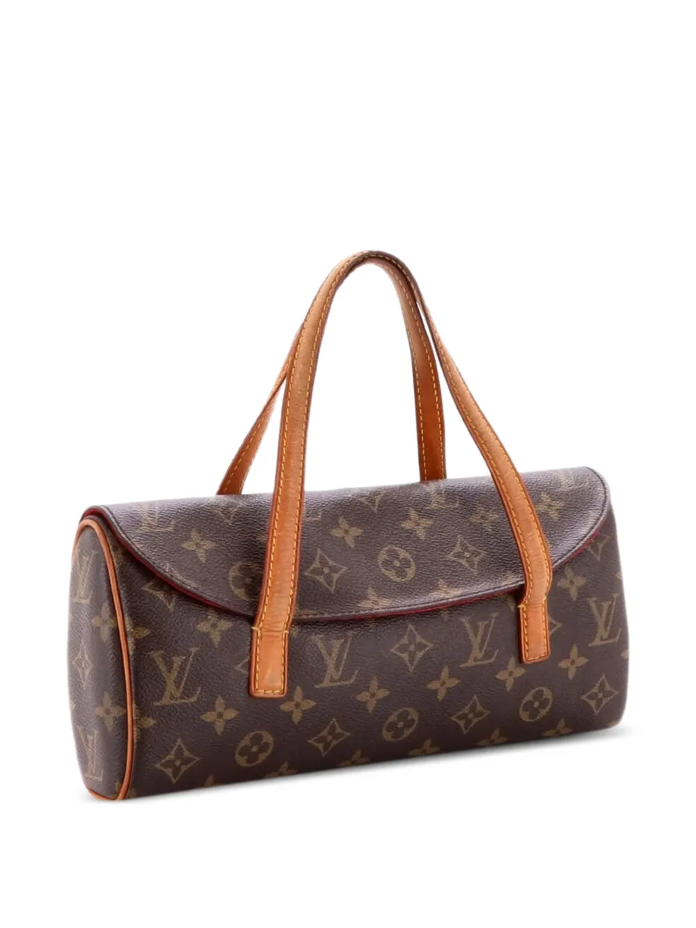 Louis Vuitton Pre-Owned Sonatine Handbag Monogram Canvas satchel - Marrone