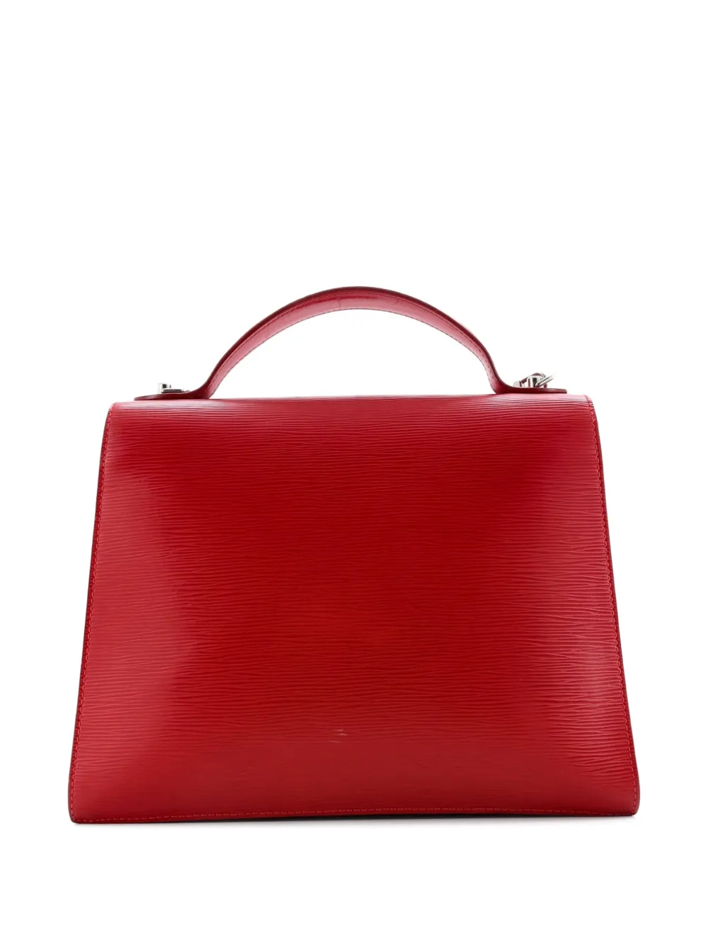 Pre-owned Louis Vuitton Sevigne Handbag Epi Leather Gm Satchel In Red