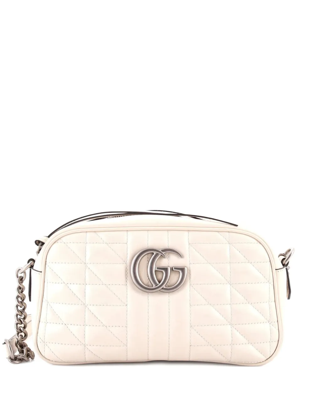 Gucci Pre-Owned GG Marmont Shoulder Bag Mixed Matelasse Leather Small crossbody bag - Toni neutri