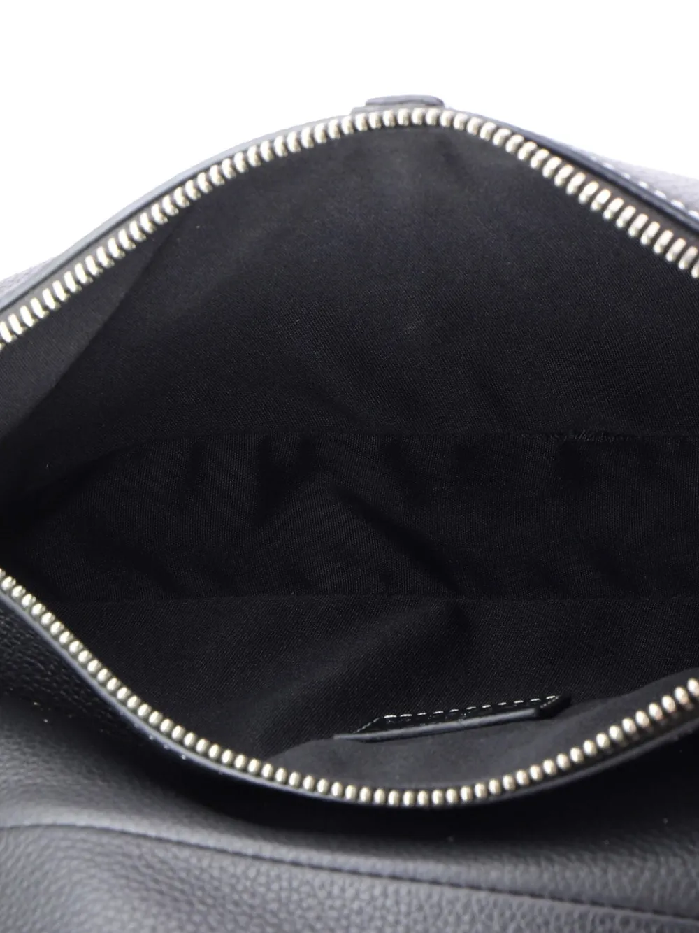 DIOR Pre-owned Alex Foxton Logo Saddle Printed Leather Crossbody Bag In Black