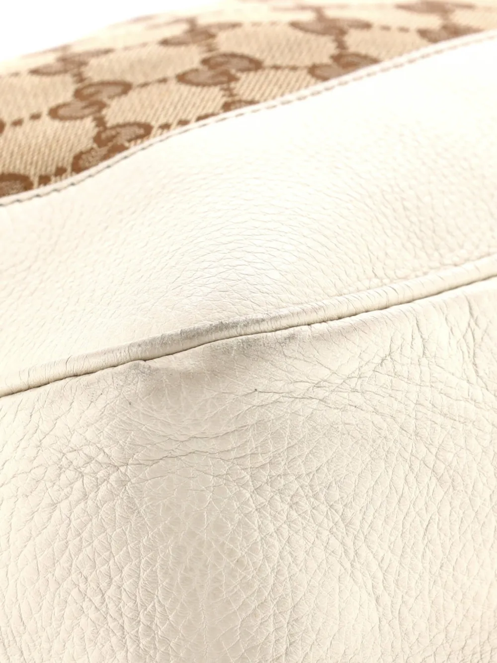 GUCCI Pre-owned Diana Bamboo Shoulder Bag Gg Canvas Medium Hobo Bag In Brown