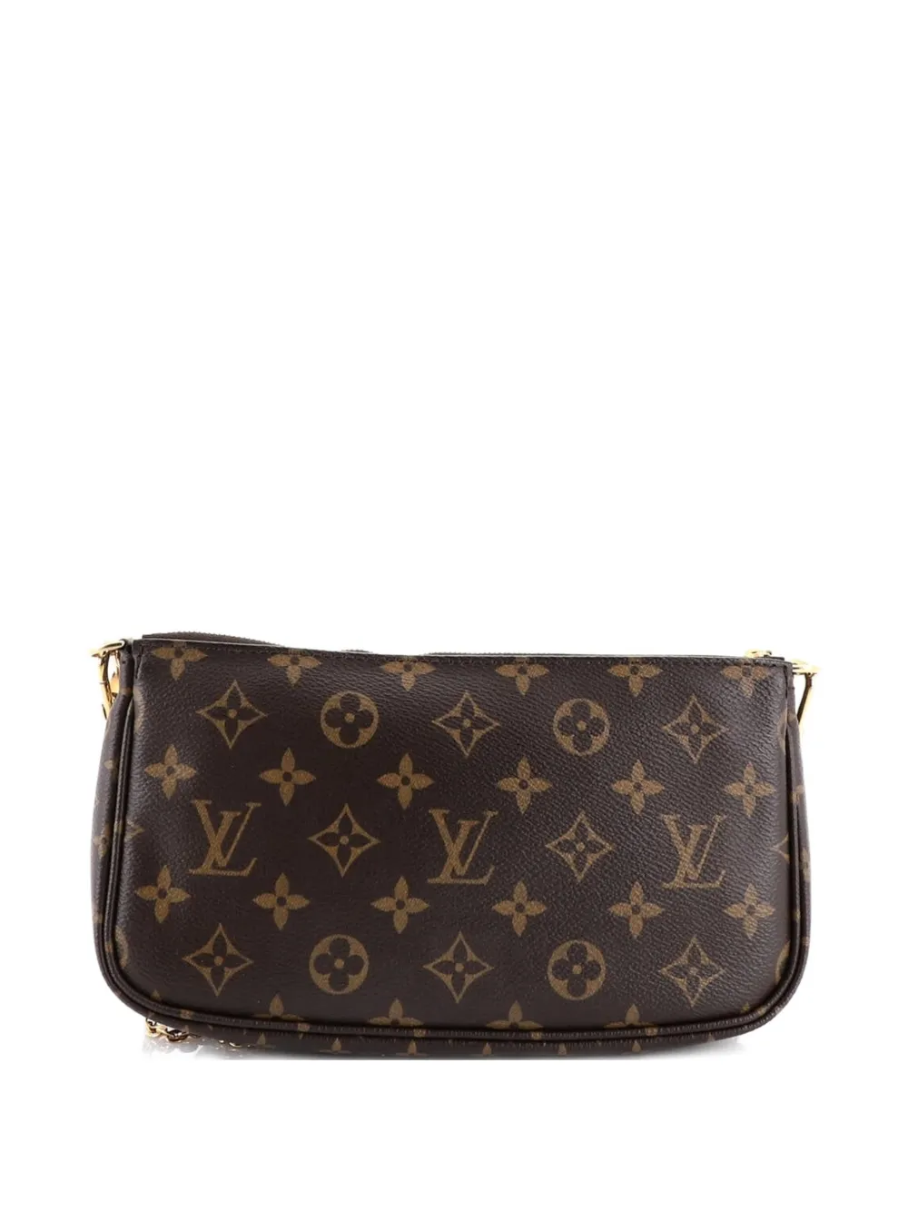 LOUIS VUITTON Pre-owned Multi Pochette Accessoires Monogram Canvas Crossbody Bag In Brown