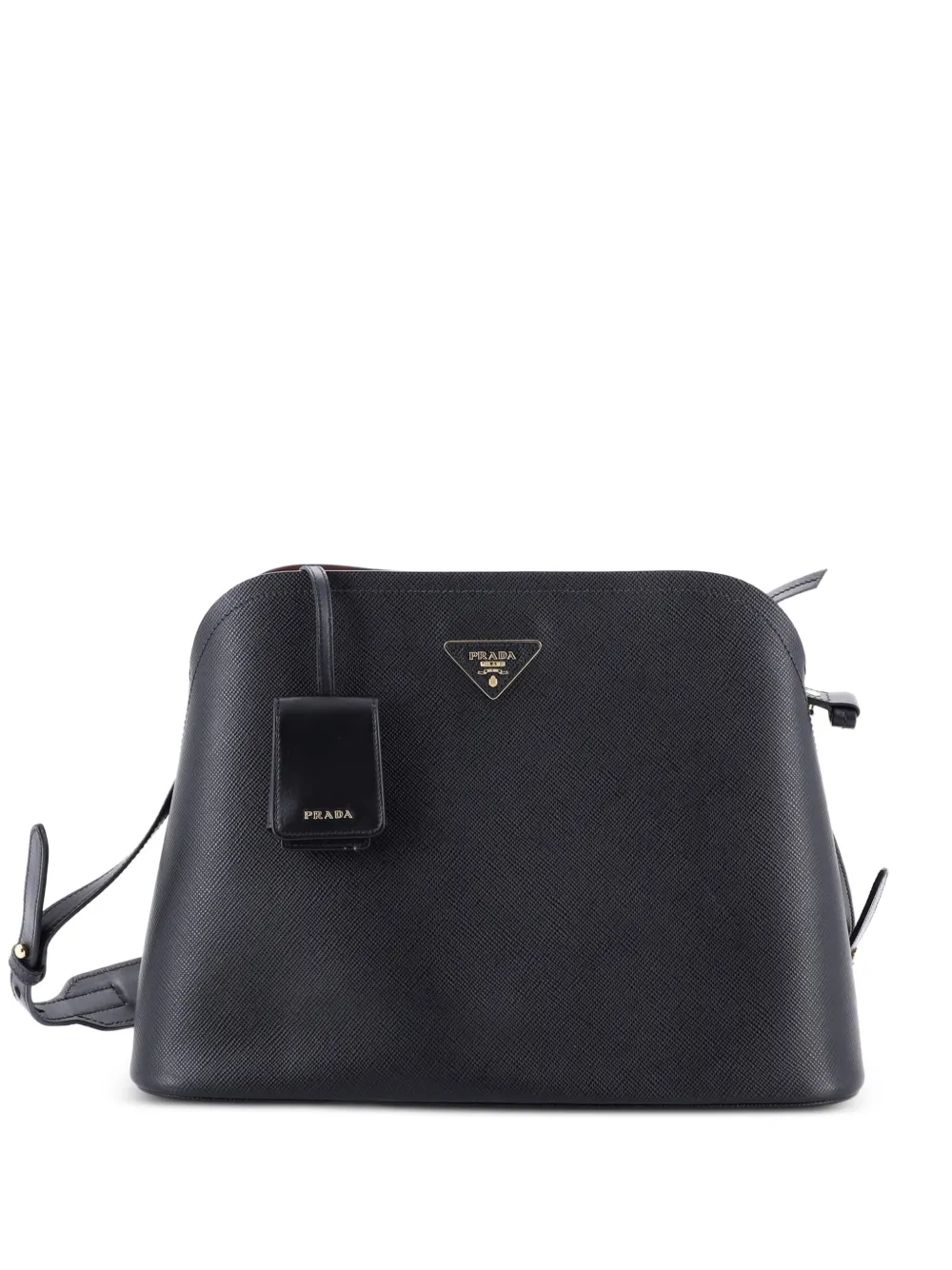 Prada Pre-Owned Matinee Bag Saffiano Leather Medium shoulder bag - Nero