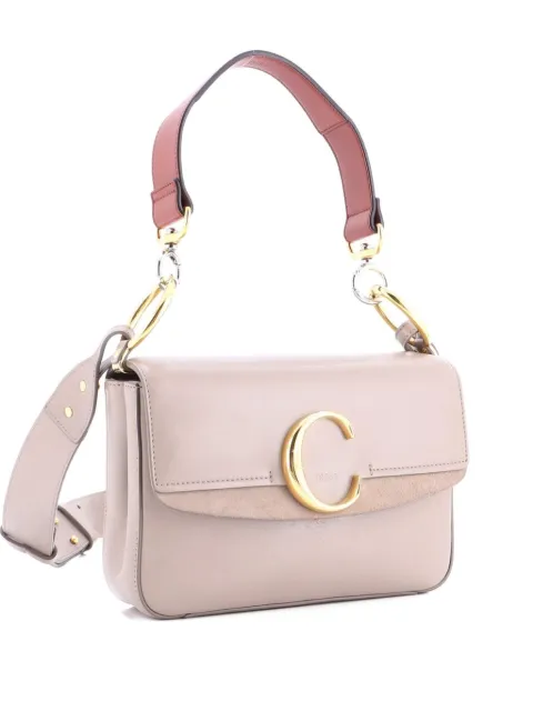 Chloé Pre-Owned C Double Carry Bag Leather Small crossbody bag